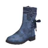Breakj Autumn And Winter New Leisure Hairline Outlet Short Boots Women Flat Bottom Snow Boots Set Martin Women