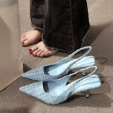 Breakj Fragrant High-Heeled Shoes Women 2025 New Summer Design Sense French Fashion Sandals Temperament Niche Single Shoes