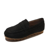 Loafers Moccasins Woman Soft Bottom Non Slip Female Flats Shoes 2021 Autumn Spring Slip On Sewing Ladies Lazy Shoes