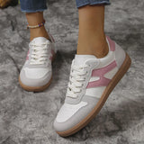 Women's Casual Sneakers New Women's Flat-Span Shoe Leather Soft Soles With Women's