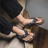 Men's Slippers Japanese Style Wooden Shoes Handmade Chinese Style Wooden Slippers Home Summer Sandals Flip Flops