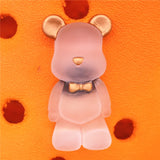 Resin Cute Animals Shoe Charms Decorations Kawaii Bow Tie Bear Shoes Buckle Accessories for Croc Jibz Kids Party Gift