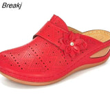 Mujer Summer Sandals Women Shoes Women Summer Footwear Hollow Round Toe Flip Flops Beach Shoes Platform Ladies
