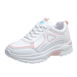 Breakj Shoes Women's Spring And Autumn New 2025 Korean Version Of The Flat Bottom Lace Casual Shoes Old Dad Shoes Running