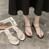 Breakj Women 2025 Summer New Water Drill Round Head Sandals Jacket Cool Dragged Coarse And Half-Dragging Sexy High Heels