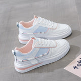White Sneakers Platform 2021 New Women Casual White Tennis Flats Designer Female Vulcanized Shoes Woman basket