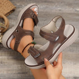Breakj Sports Sandals 2025 New Thick-Bottomed Leisure Magic Sticker Beach Cool Slippers