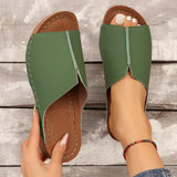 Breakj Spring And Summer New Cool Drag Women's Shoes Comfortable Slope And Thick Sole Simple Casual Wear