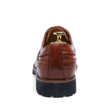 Leather Brogue Men Shoes Lace Up Men Loafers Breathable Formal Men Dress Shoes Wedding Shoes Handmade Zapatos De