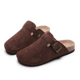 Breakj Boken Baotou Half Dragged A Foot Pedaled Sandals Women Wear Round Head Half-Dragging