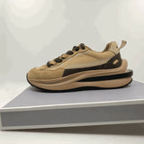 2022 spring and autumn new women shoes lightweight casual sports shoes thick soled increased women single shoes