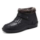 Men Winter Rain Boots Warm Snow Boots Non-Slip Men Rain Shoes Waterproof Rain Boots Men's Water Boots Rubber Work