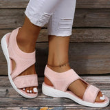 Woman Summer 2022 Stretch Fabric Summer Sandalias Mujer Low Heels Flat Shoes For Women Casual Slip On Luxury