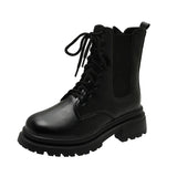 Breakj Martin Boots Female 2023 Spring Autumn Fashion Handsome Belt In The British Ankle Boots Spot Direct