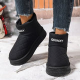 Boots 2025 New Winter Plus Thick Short Boots To Keep Warm Cotton Shoes Wearing Anti-Slip Women's Shoes Bread