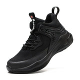 Safety Boots Men Shoes Sneakers Breathable Anti-Smashing Lightweight Work Boots Indestructible Sneakers With Steel Toe