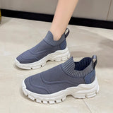 Breakj Net Sneakers Women Stretch Socks Shoes Spring And Autumn A Foot Pedal Lazy Knit Breathable Casual Running