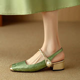 Breakj Explosion Of The New Chinese Style Mary Jane Sandals Bao Behind The Empty Women's Singles Shoes 2025 Summer New
