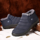 Shoes For Men Boots Slip On Warm Fur Winter Sneakers Men Snow Boots Waterproof Ankle Boots Chaussure Homme Mans