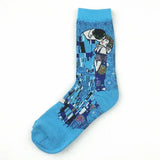 Cotton Socks Funny Oil Painting Fashion Happy Socks Night Winter Male Female Colorful Print Van Gogh Art Sock one