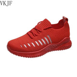 Summer Women's Sneakers Women Running Sport Shoes Woman White Pink Yellow Sneakers Tennis Light Mesh Vulcanize Basket