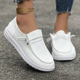 2024 New Large-Size Casual Single Shoes For Women With Flat Soles And Low-Top Love