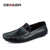 Fashion Men Shoes Genuine Leather Casual Soft Comfortable Loafers Male Moccasins Breathable Non Slip Driving
