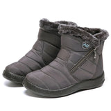 Boots Female Velcro Winter Shoes Women Waterproof Snow Boots Lightweight Women Casual Ankle Boots Keep Warm Botas
