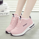 Winter Ankle Sneakers Shoes Warm Thick Plush Suede Snow Boots Female PU Leather Outdoor Sneaker Fur Shoes For