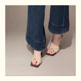 Breakj French Fashion Fine Heel High Heel High Heel Slender Square Bow High Heel Sandals In The Summer Of