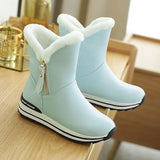 Women Ankle Boots 22-26cm Thick Snow Boots Ankle Boots for Women Winter Boots Women Outdoor Warm Shoes Ankle Boots for