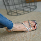 Summer Wedge Sandals Female Apricot High Heel With A Loose Cake Solid Color Hollow