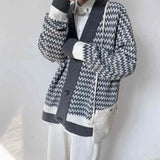 Men 2020 Autumn Korean Version Of The Trend Cardigan Hong Kong Style Loose Casual Wild Student Striped Jacket