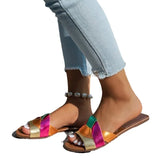 Flat-Bottom Women's Shoes In The Summer Of 2025 New Fashion Trend Casual