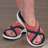 Women Summer 2022 Lightweight Slippers Sandals Shoes Women Low Heels Flip Flops Flat Sandalias Mujer Summer