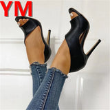 2020 Zapatos Fashion Summer Sexy Peep toe Exquisite High Heels Sandals Ladies Increased Stiletto Super High Heel Womens
