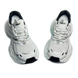 Breakj Luth's Same Silver Old Dad Shoes Women 2025 Summer New Thick-Soled Mesh Breathable Sports Casual