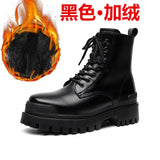 Breakj Martin Boot Men's High Top British Style Vintage Platform Shoes