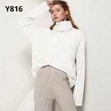 Autumn Winter Women Knitted Turtleneck Wool Sweaters 2021 Casual Basic Pullover Jumper Batwing Long Sleeve Loose