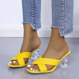 Breakj And High-Heery Slippers Women Font Cross-Woven With Women Cool Drag Women