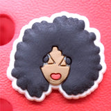 Charms Accessories Custom Cartoon Cute PVC Shoe Croc Buttons Sandals Charms Black Lives Dope Father Portrait Free