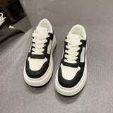 Breakj New Sports Shoes Women's Board Shoes Solid Color Ins Tide Shoes Hot Style Four Seasons Regular College Wind Small