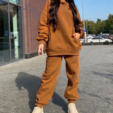 Piece Set Print Oversize Fleece Women's Set Sport Casual Tracksuit Winter 2020 Female Hooded Long Sleeve Hoodie Pants