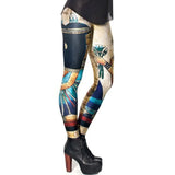 Digital Printed Sexy Leggings Women Cleopatra Push Up Pants Egypt Pharaoh Pattern Fitness