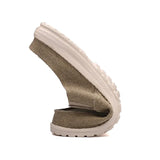 o'clock Canvas Men's Mules Super Light Casual Half Shoes for Men Non-Leather Male Canvas Flats Half Slipper Plus Size