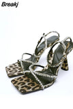 Party Shoe and Bag Set Sexy Heels Shallow Mouth Pointed Pumps Lace-Up Sandals Ladies Slip on Golden Crossdressers