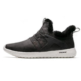 Men Boots Casual Winter Sneakers High Top Leather New Vintage Warm Comfortable Plush Snow Ankle Boots Walking