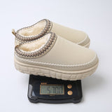 Large-Size Thick-Bottomed National Wind Half-Cotton Shoes Female Long Furry Tire Bottom Snow