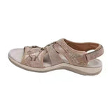 Breakj Sandals Summer Beach Shoes Round Head Breathable Casual Sandals Large Flat Beach