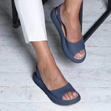 Breakj Women's 2023 New WISH Hot Fashion Flat-Soled Sandals Large-Size Women's